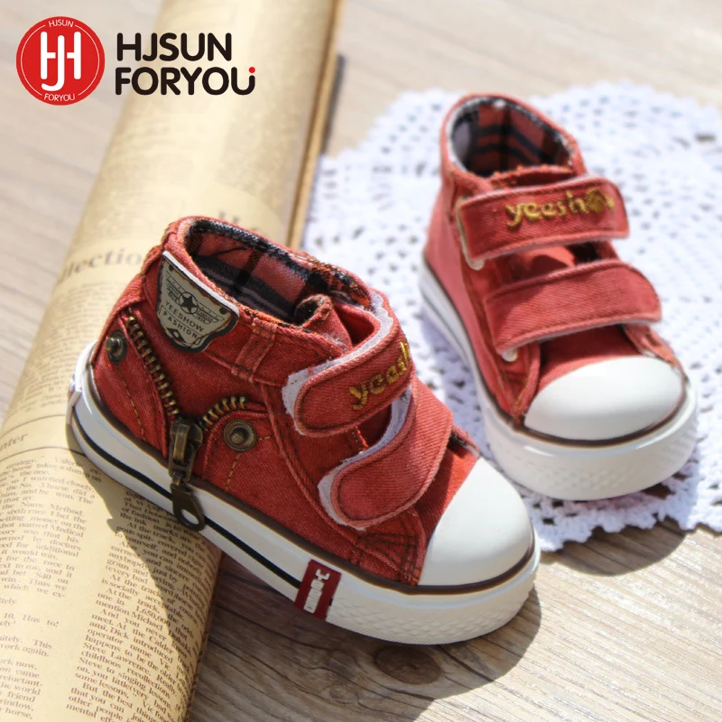 جديد نمط الشقق أحذية الأطفال قماش أحذية الفتيات والفتيان الأزياء تنفس الأطفال حذاء طفل عارضة حذاء طفل حجم 19-24