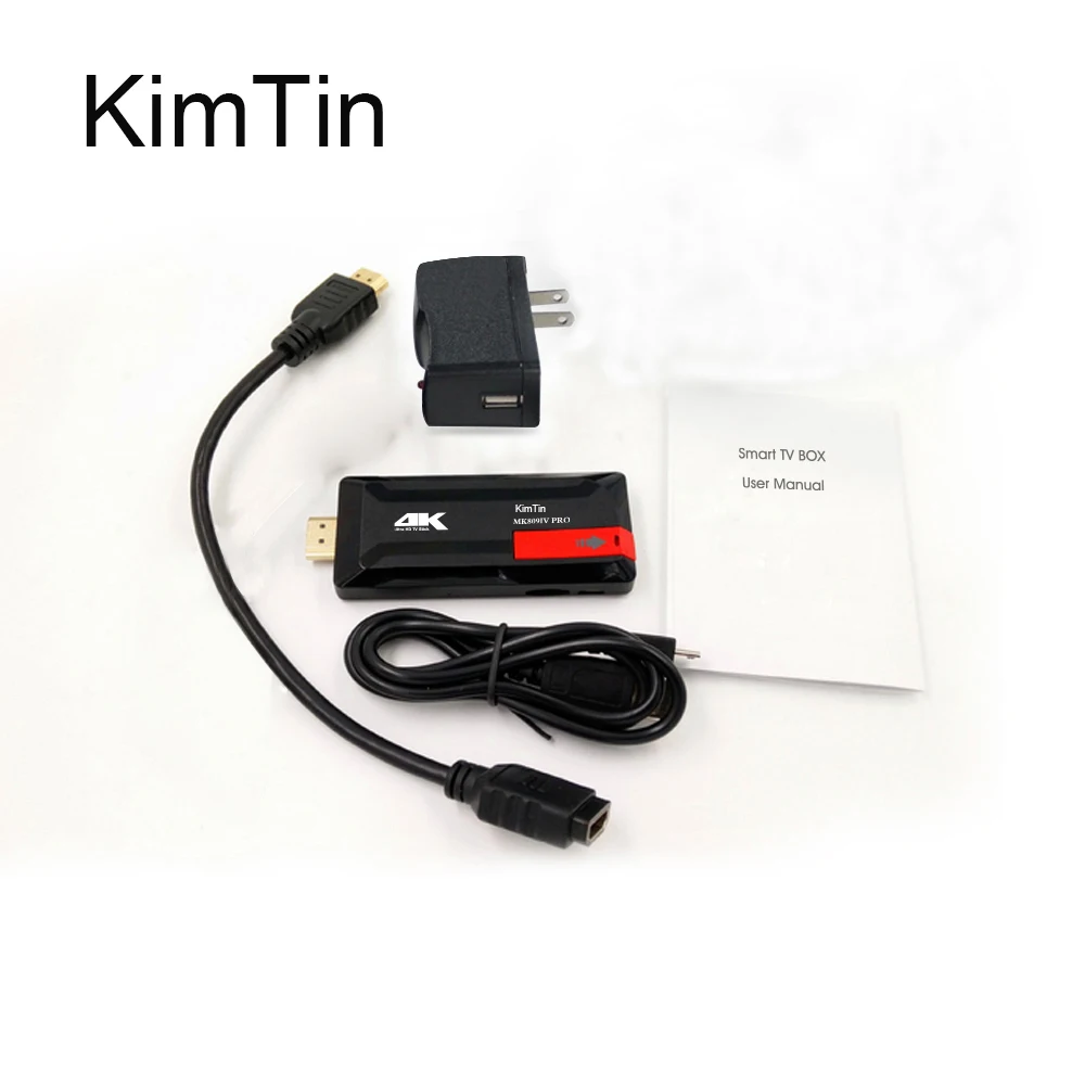 KimTin K809IV PRO TV Dongle Rockchip RK3229 Quad Core Cpu Penta-core ARM Android 5.1 RAM 2GB ROM 8GB Bluetooth 4K H.265 TV Stick