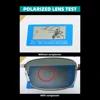 VIVIBEE classique Rectangle Style hommes lunettes de soleil polarisées rétro carré polarisant lunettes de soleil pour homme UV400 lunettes ► Photo 3/6