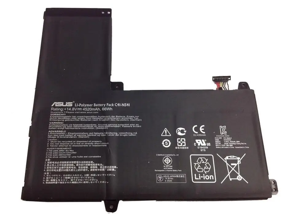 New Genuine laptop Battery for ASUS Q501L Q501LA series C41 N541