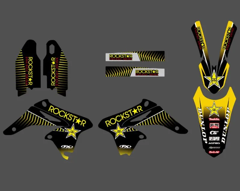 Набор стикеров для Suzuki RMZ250 0159 2010 2011 2012 RMZ 250|sticker kit|team graphicsdecal kit |