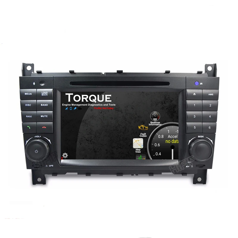 DSP 7 &quot2 Din четырехъядерный Android 10 автомобильный DVD GPS для Mercedes/Benz C Class W203 2004 2007 C200 C230