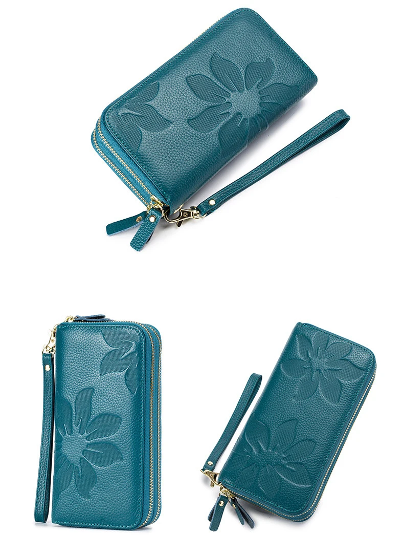 Women genuine leather wallet 20