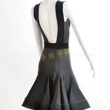 Новые костюмы для латинских танцев, сексуальный прозрачный шелк, без рукавов, латинские танцевальные платья для женщин, латинские танцевальные платья