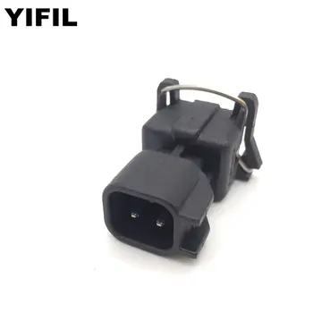 

5pcs/lot 2 Pin/Way EV1 to EV6 Male Dual Slot Auto Connector Fuel Injector Plug Adapter