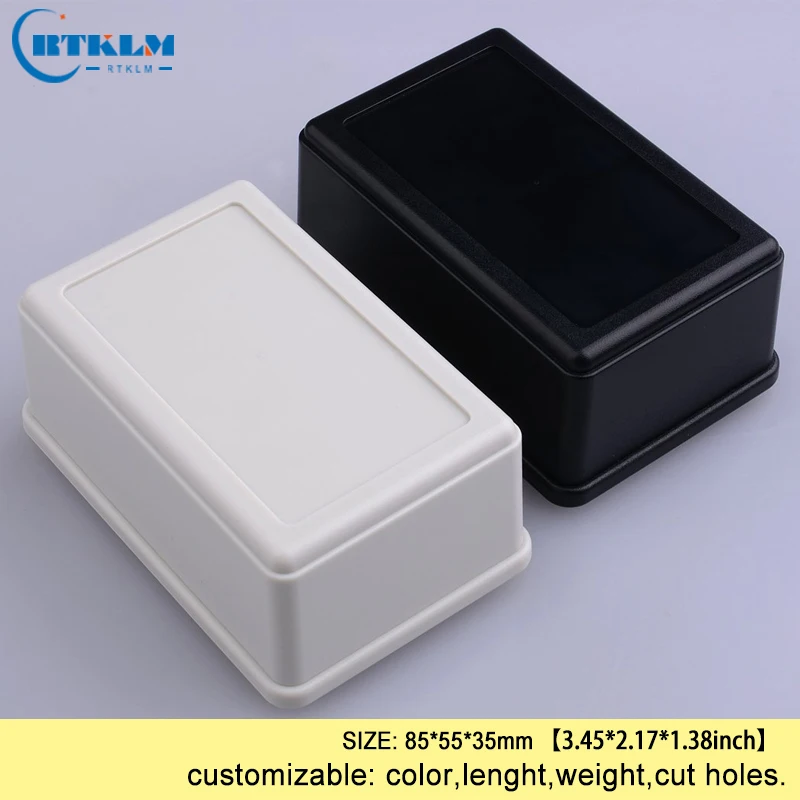

20PCS plastic enclosure electronic project box diy instrument case abs wire connection box diy speaker junction box 85*55*35mm