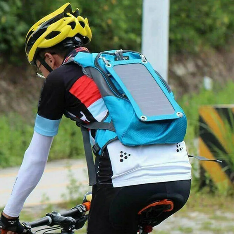 

Solar Power Survival Backpack Waterproof Outdoor Power Bank Backpack for Riding Hiking LCC77