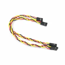 10 шт. Dupont кабель 20 см Женский 3 P до 3 P Перемычка провода