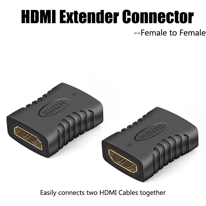 

HDMI Coupler Extender Adapter HDMI Cable Cord Extension Splitter Female To Female Hdmi Switch Adapter for Projector TV PS4 Xbox