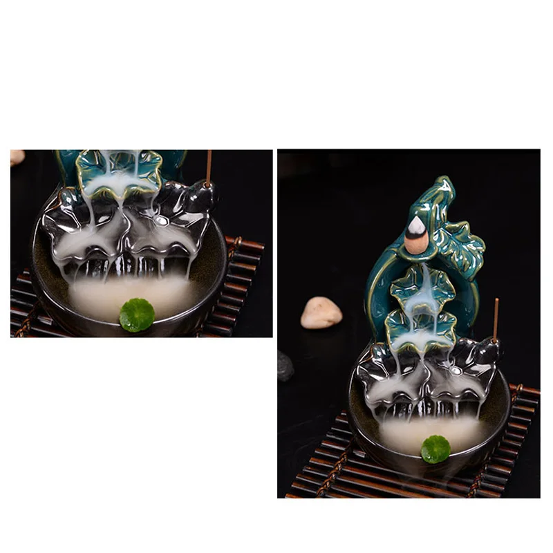 Stick Garden-Supplies 10-Incenses Waterfall Backflow Ceramic Aroma Home-Decoration Stick Garden-Supplies 10-Incenses Waterfall Backflow Ceramic Aroma Home-Decoration