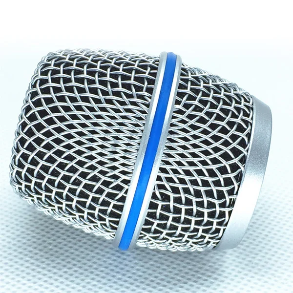 Синяя стальная решетка для микрофона Shure Sm58 Беспроводной микрофон и Проводные микрофоны, Beta 58 a Shure Sv100 беспроводные микрофоны - Цвет: Черный