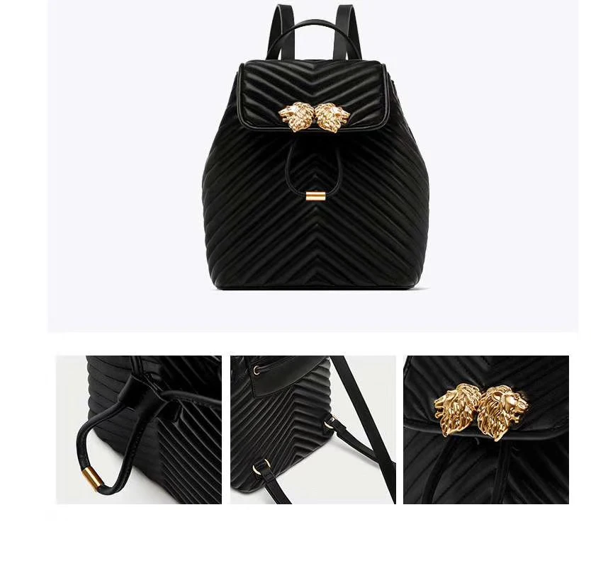 2019 Fashionable School Bags For Teenage Girls Soft Pu Leather Backpack Womens Student Mochila Feminina Rucksack Mochilas Mujer