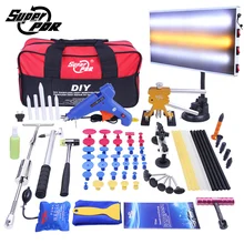 Супер PDR скользящий молоток резиновый молоток клеевой пистолет клеевые палочки коснитесь вниз ручка светодиодный линейная доска автомобильный корпус вмятина ремонт инструменты авто