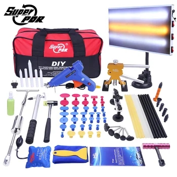 

Slide Hammer Rubber Hammer Glue Gun Glue Sticks Tap Down Pen LED Line Board Car Body Dent Damage Repair Tools Auto