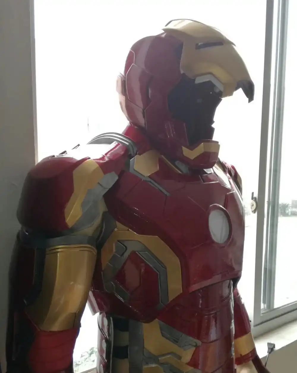 アイアンマン Mk43 スーツを測定するためにアイアンマンのコスプレ衣装ウェアラブルと映画正確なアイアン Aliexpress