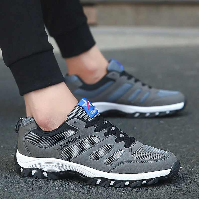 

Casual Shoes Men Sneakers Breathable Trainers Mesh Men Shoes Lace Up Fashion Sneakers Men Casual Shoes Footwear Slip-on Loafers
