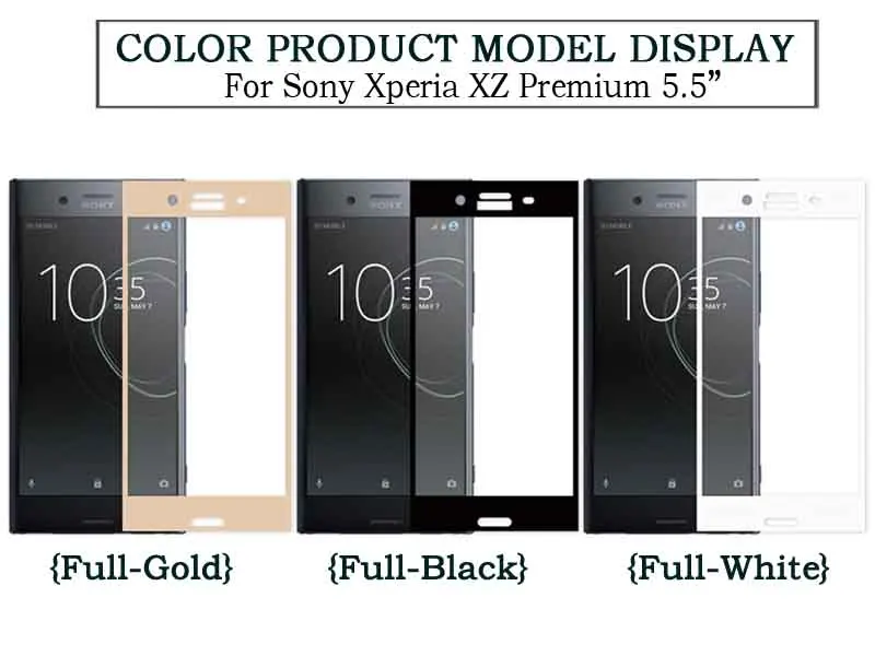 XZ Premium Закаленное стекло для sony Xperia XA Ultra XA1 Plus XZS XZ Premium XP XC X Performance XZ1 компактная Защитная пленка для экрана пленка - Цвет: XZ Premium