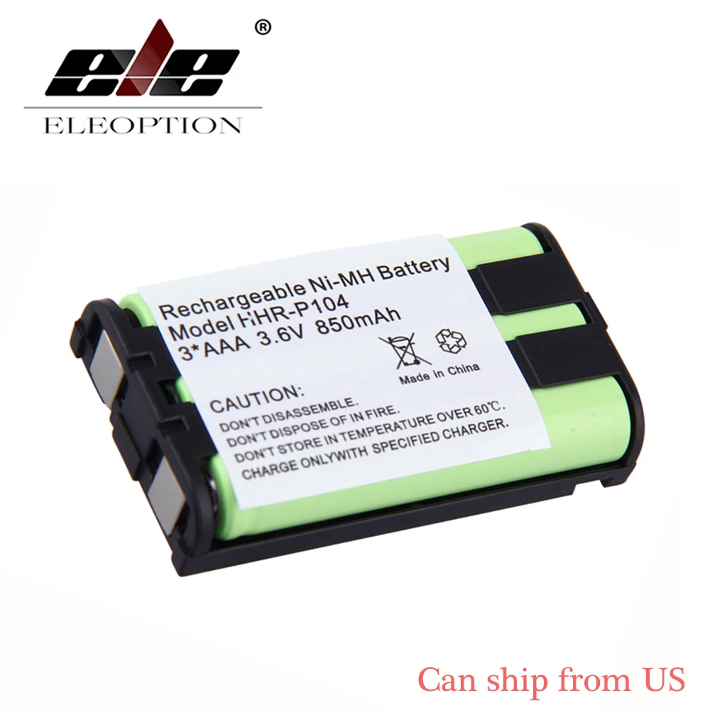 ELEOPTION High Quality 3.6V 850mAh Ni MH Replacement Battery for