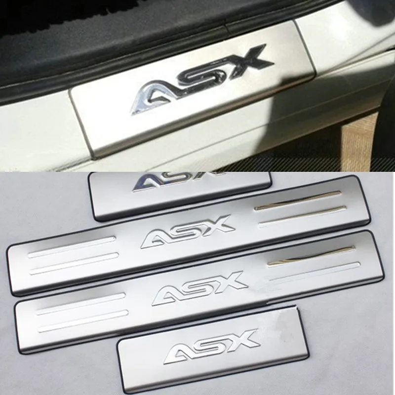 

for 2011 2012 2013 Mitsubishi ASX stainless steel scuff plate door sill 4pcs/set car accessories for Mitsubishi Lancer