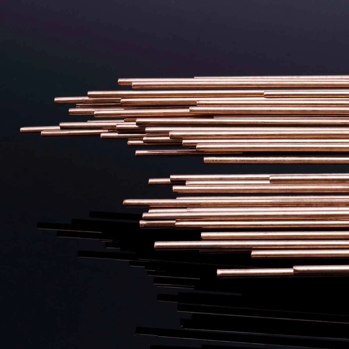 10pcs//lot Welding Solder Rods 250mmx1.6mm Gold Sifbronze Brazing Welder Rods Bra