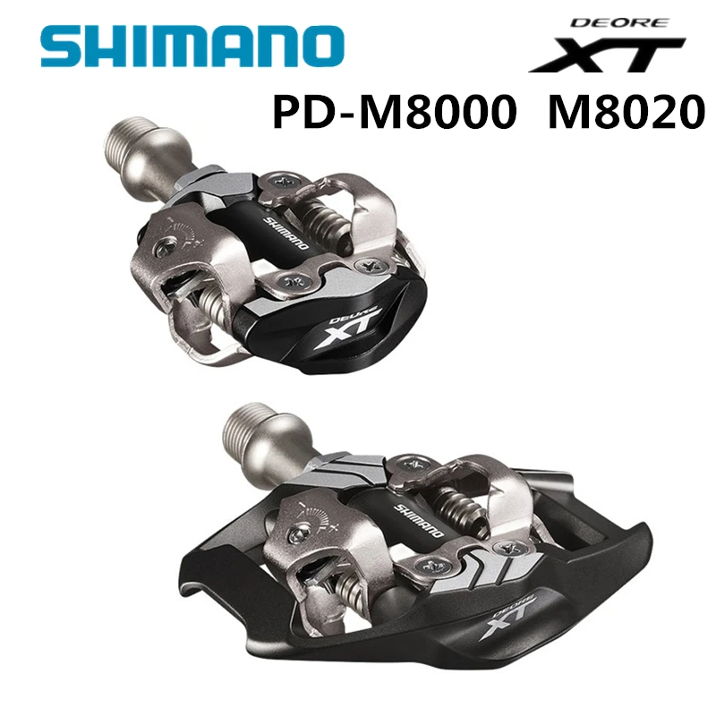 

Shimano DEORE XT PD-M8000 m8020 Self-Locking SPD Pedals MTB Components Using for Bicycle Racing Mountain Bike Parts