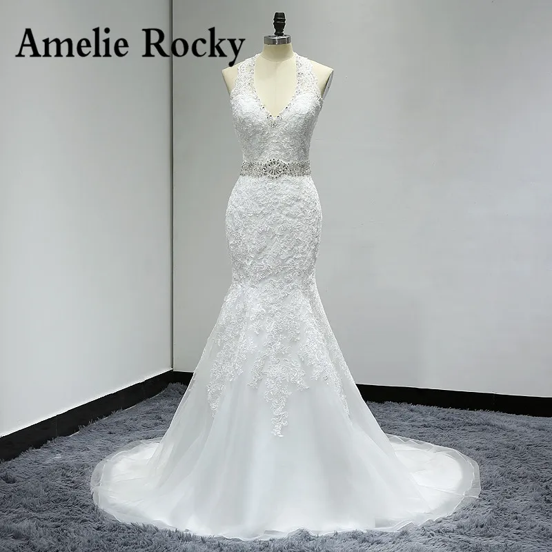 

Vestidos De Noiva Simples Backless Mermaid Wedding Dresses Unique Back Vintage Wedding Dress 2019 Vestido Casamento