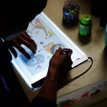 1 Set A4 Tracing Drawing Board LED Artist Thin Art Stencil Board Light Box Tracing Drawing Board Light box