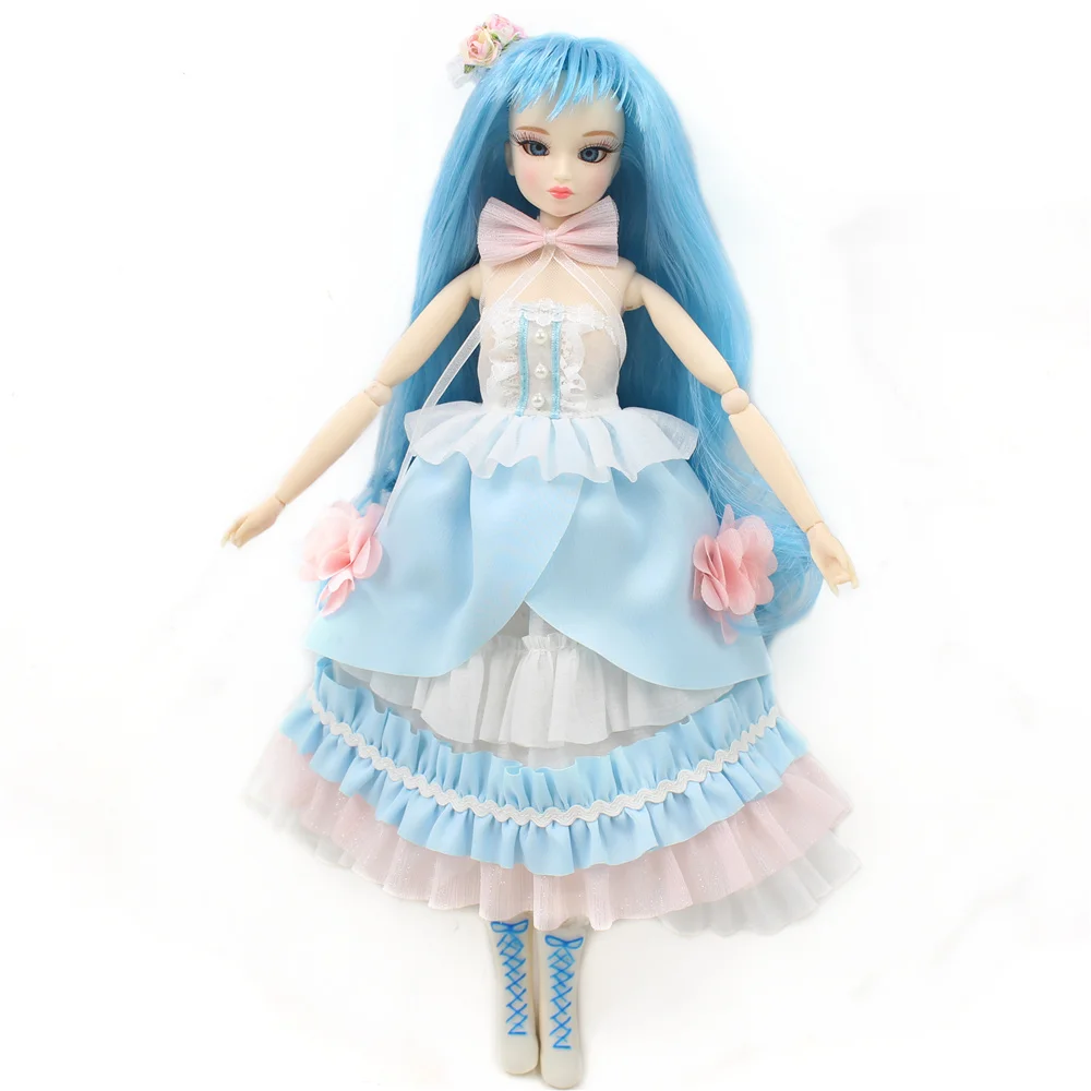 1/6 BJD кукла MMGirl одежда для тела обувь и головной убор модные игрушки в кукольном стенде и коробке - Цвет: Lina