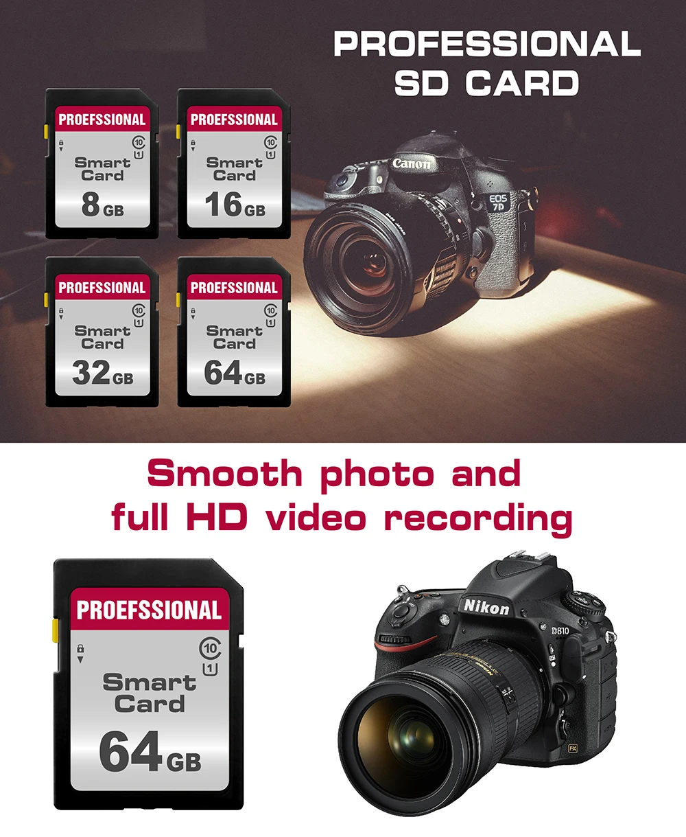 Sd Card 32 gb Memory Card 128GB 256gb 10SDHC SDXC cartao de Memoria tarjeta carte sd 16gb 64gb For Digital Sport Camera