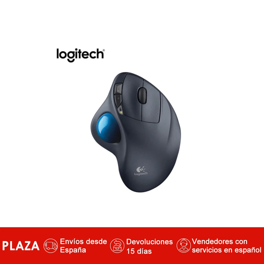 

Logitech 2,4 GHz inalambrico M570 Los Trackballs ergonomico raton Vertical de los ratones sin caja de venta al por menor