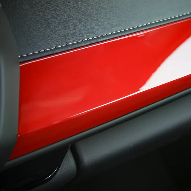 SHINEKA-Kits de Interior de ABS para coche, decoración de Panel lateral de pasajero, fibra de carbono embellecedora, estilo 6th Gen, Chevrolet Camaro 2017 + SHINEKA-Kits de Interior de ABS para coche, decoración de Panel lateral de pasajero, fibra de carbono embellecedora, estilo 6th Gen, Chevrolet Camaro 2017 +