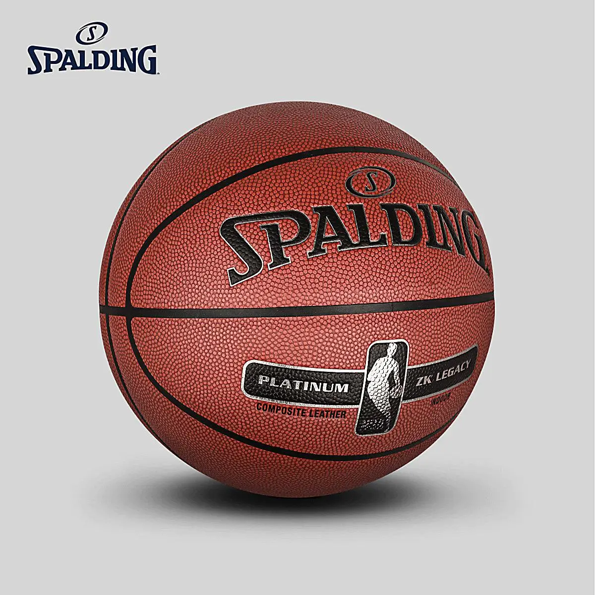 SPALDING NBA PLATINUM LEGEND серии ZK Кожа PU материал Крытый Баскетбол Обучение мужской матч мяч 76-017Y