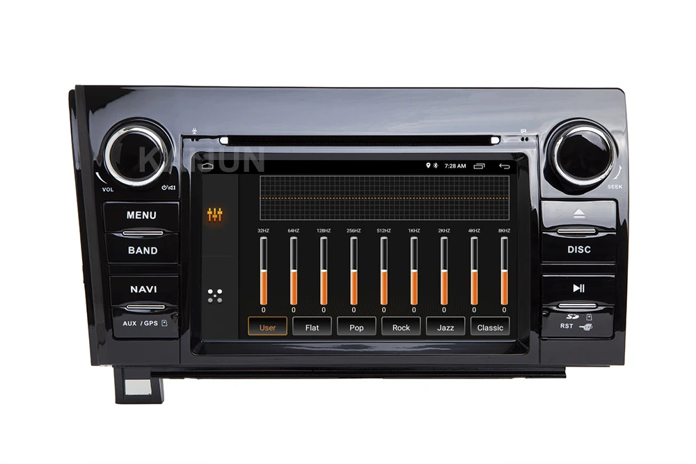 Perfect Android 9.0 Car DVD Player for Toyota Tundra 2007-2015 Sequoia with Radio WiFi Bluetooth GPS 7