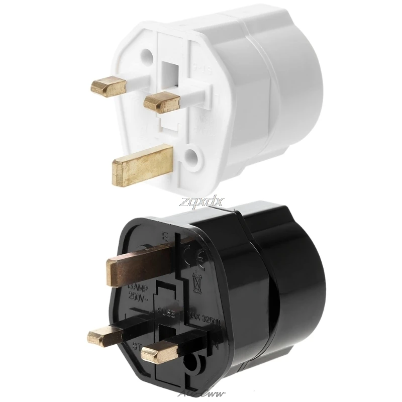 

Multifunctional UK Male To EU Female Plug Power Converter Travel Charger Adapter