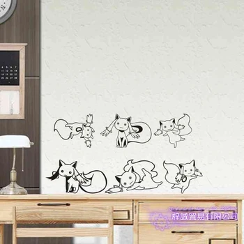 

Puella Magi Madoka Wall Decals Vinyl Wall Stickers Home Decor Decorative Decoration Anime Puella Magi Madoka Car Stickers