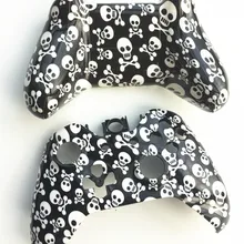 Пользовательский дизайн черепа Передняя и задняя оболочка контроллер чехол для крышки корпуса для Microsoft Xbox One беспроводной контроллер запасная часть для джойстика