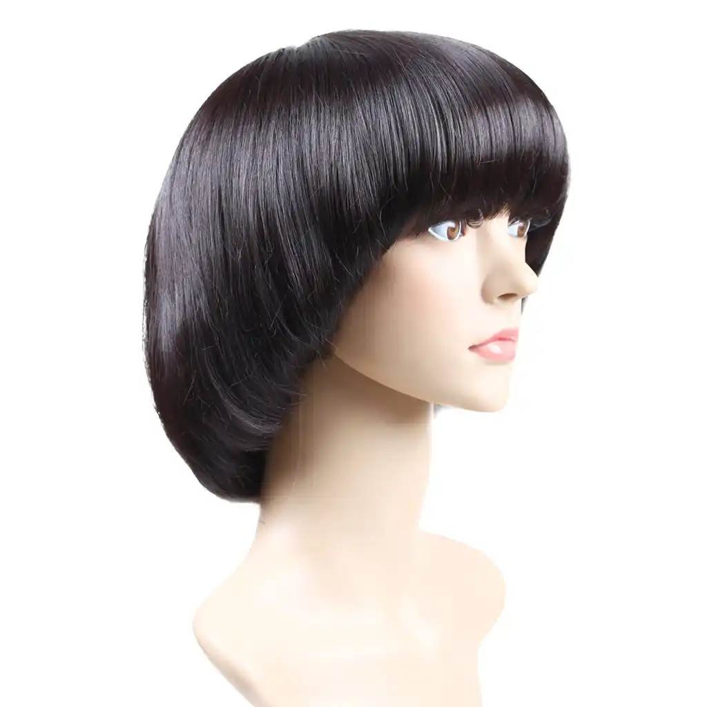 2018 Hot Sale Women S Fashion Synthetic Mushroom Head Bob Brown