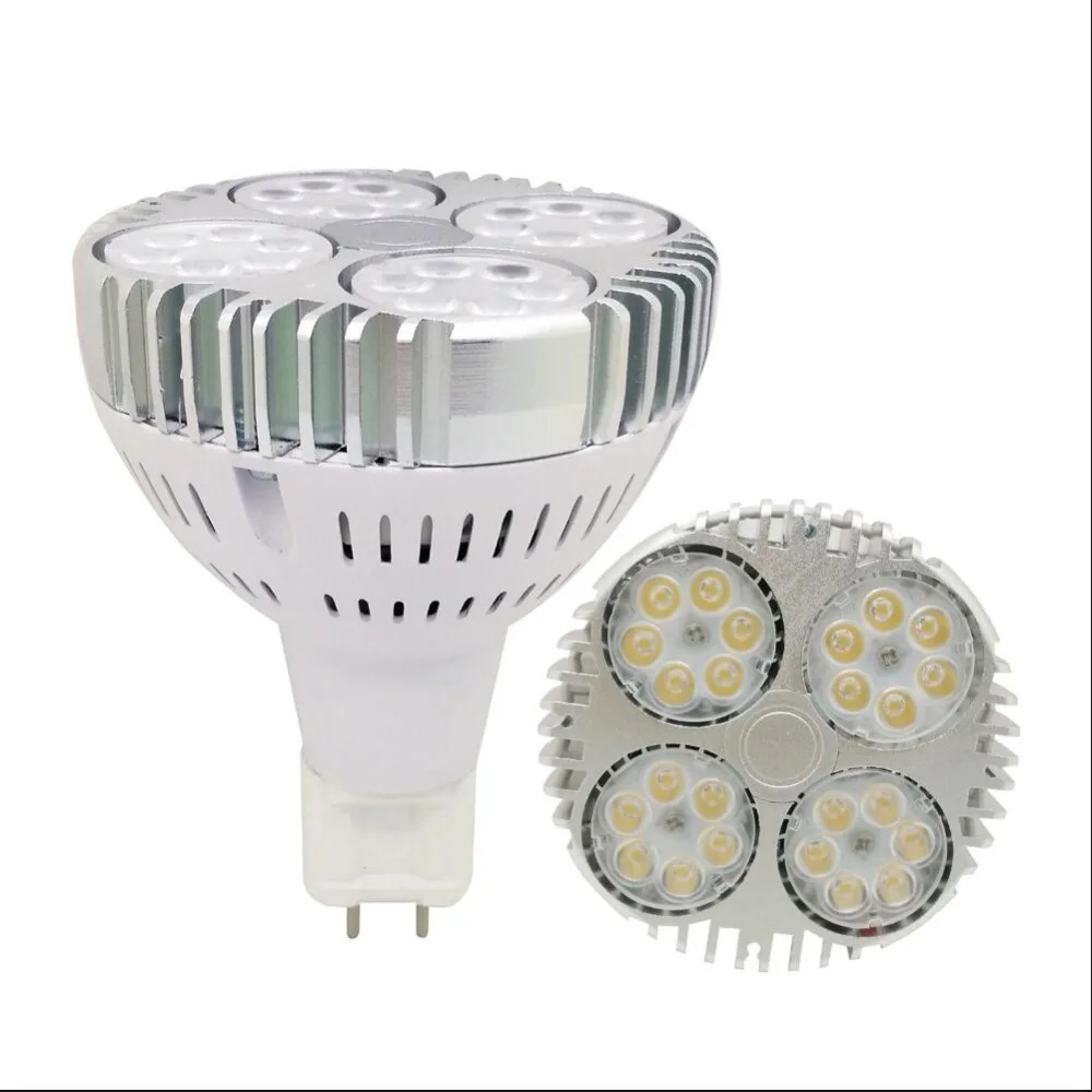 G12 Par30 Светодиодная лампа 35 Вт 45 Cree светодиоды E27 прожектор AC85 265V