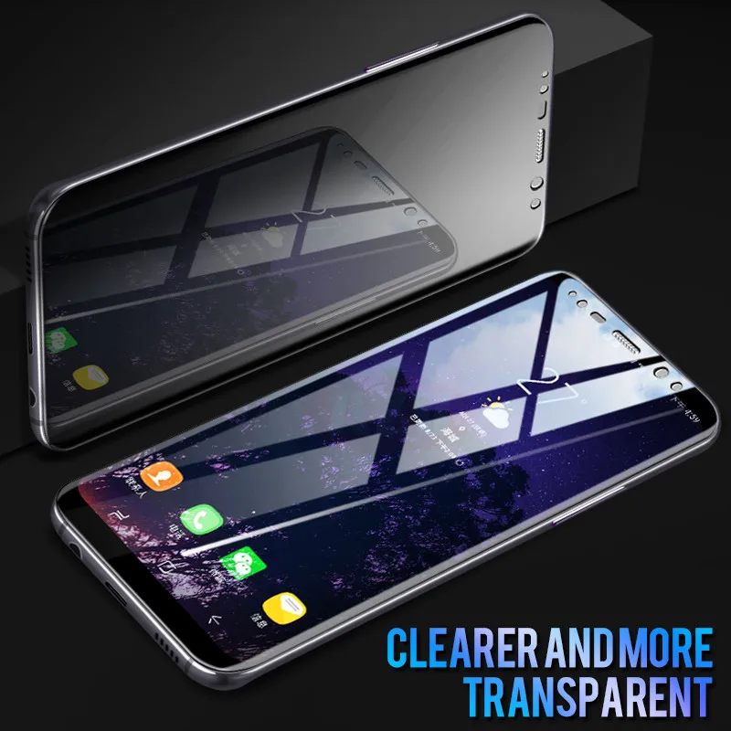 6D полное покрытие мягкая Гидрогелевая пленка для Samsung Galaxy Note 8 9 S8 S9 Защита экрана для Samsung S9 S8 S7 S6 Edge Plus не стекло