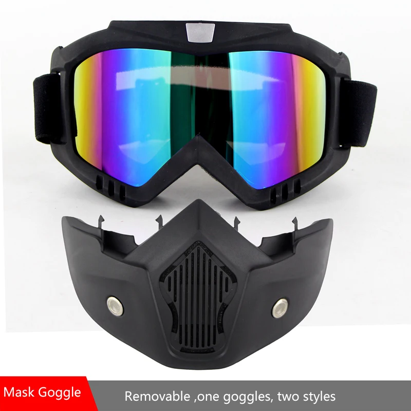 10 шт. мотокросса Маска Goggle мотоциклетный шлем Gafas Moto очки установки с открытым лицом Capacetes Casco CG12