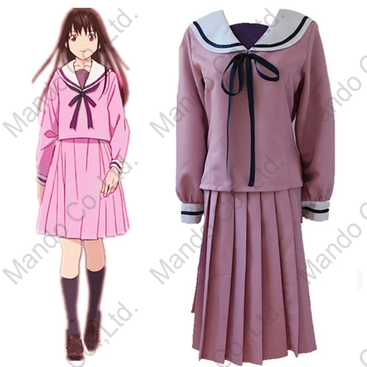 Костюм для косплея аниме Noragami aragoo Iki Hiyori Школьная форма девочек Женский