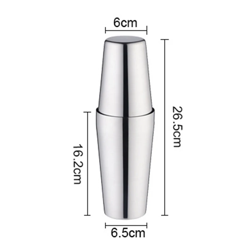 Hifuar 600 мл нержавеющая сталь бостонские шейкеры для коктейлей, набор для смешивания олова, инструмент для домашнего бара, барная посуда
