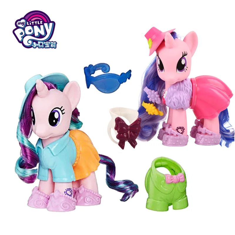 

Hasbro toys for kids my little pony friendship Is Magic fashion rainbow pony model doll girl little pony birthday gift toy