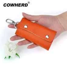 Яркие цвета, женская и мужская сумка для ключей от машины, кошельки из натуральной кожи, практичный держатель для ключей, chaviro, ANS-Y001