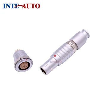 

solder multi pole connector,10 pins metal electrical plug socket,M12 size,1B series,Brass body,FTGG.1B.310 EZGG.1B.310