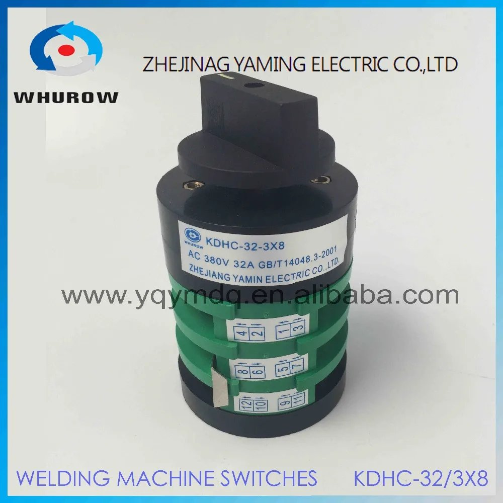  KDHC-32/3X8 electrical switches for welding machine 8 position 3 poles High voltage quality changeo