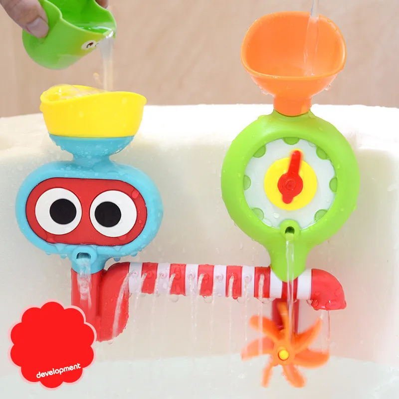 Детские игрушки для ванной, детские игрушки с водой, Интерактивная ванна, интерактивное вращение глаз, ванная комната с чашкой для воды