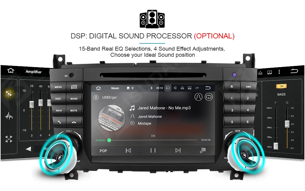 Flash Deal Isudar Two Din Car Multimedia Player Android 8.1 DVD Player For Mercedes/Benz/W203/CLK200/CLK22/C180/C200 GPS Radio FM 2GB 16GB 11