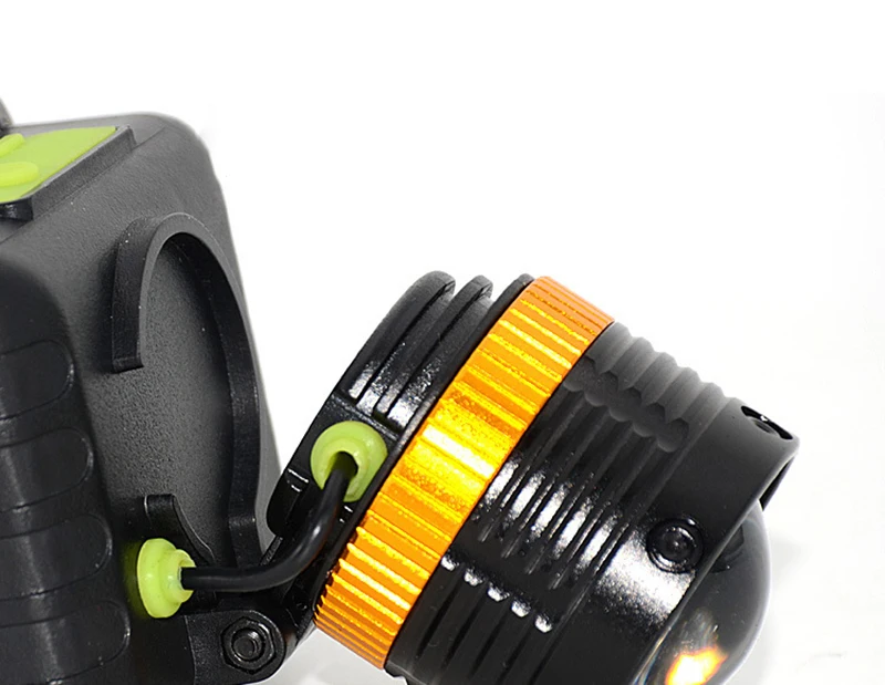 AIMIHUO LED Headlight Powerful USB Rechargeable Head Flashlight Fishing Head Lamp Built-in 18650 Battery Zoomable LED Headlamp  (13)