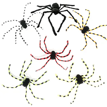 

Thrilling 150cm Large Size Plush Spider Halloween Toy Props